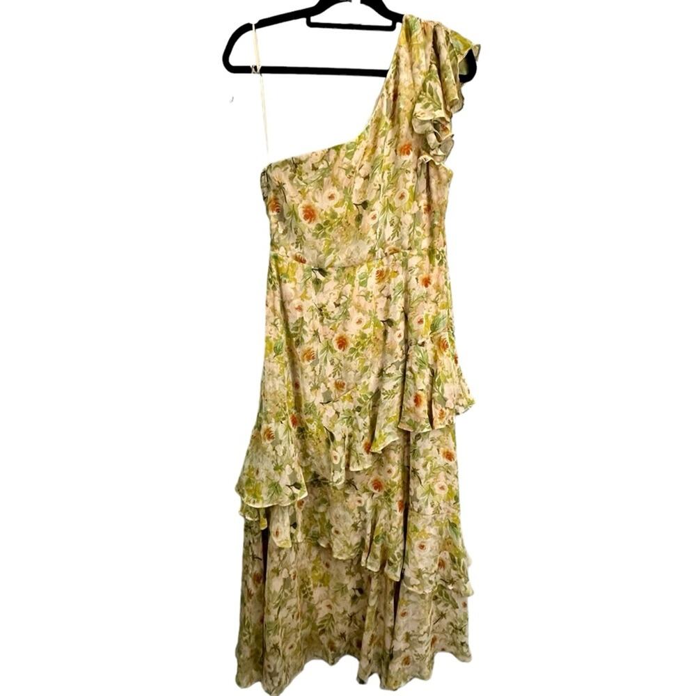 ASTR The Label ASYMMETRIC RUFFLE ONE-SHOULDER MAXI DRESS - Picture 6 of 8